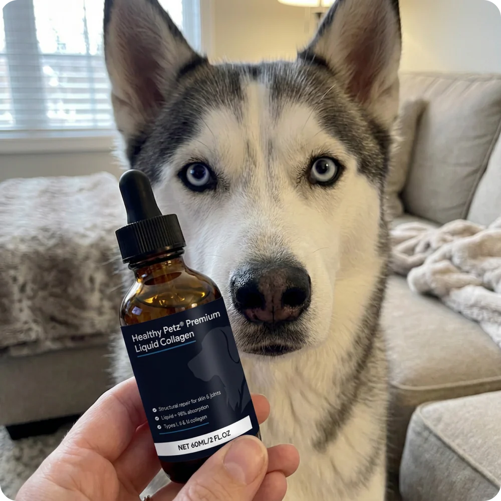 Chien profitant de Vita Pattes
